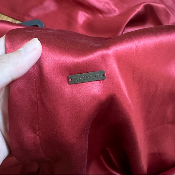 Dsquared2 silk red blouse - Picture 5 of 5